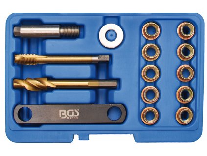 BGS 8408, Sada pro opravu závitů brzd | pro VAG | M12 x 1,5 mm | 15dílná