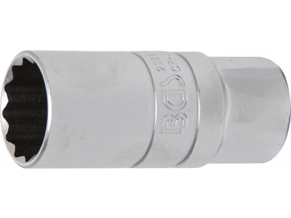BGS 2386, Nástrčná hlavice na zapalovací svíčky s přídržnou gumou, dvanáctihranná | 12,5 mm (1/2") | 21 mm