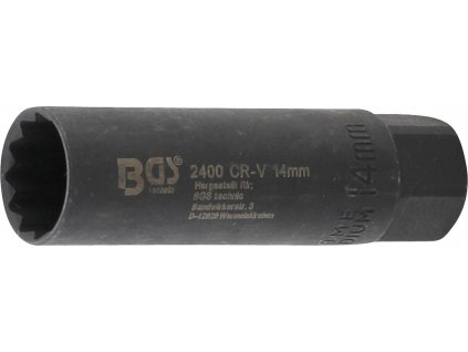 BGS 2400, Nástrčná hlavice na zapalovací svíčky, dvanáctihranná | 10 mm (3/8") | 14 mm