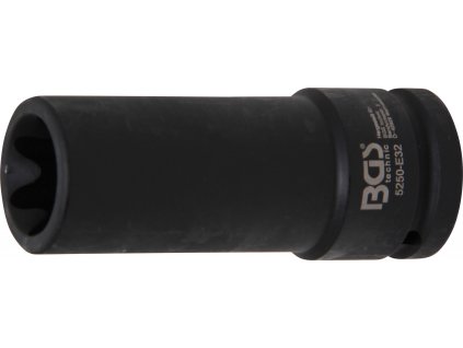 BGS 5250-E32, Silová nástrčná hlavice E-profil, prodloužená | 20 mm (3/4") | E32