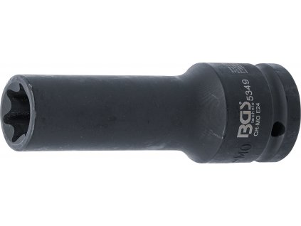 BGS 5349, Silová nástrčná hlavice E-profil, prodloužená | 20 mm (3/4") | E24
