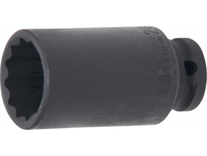 BGS 5352, Silová nástrčná hlavice, dvanáctihranná | 12,5 mm (1/2") | 28 mm