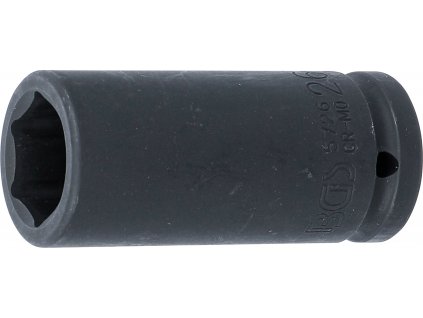 BGS 5726, Silová nástrčná hlavice, šestihranná, prodloužená | 20 mm (3/4") | 26 mm