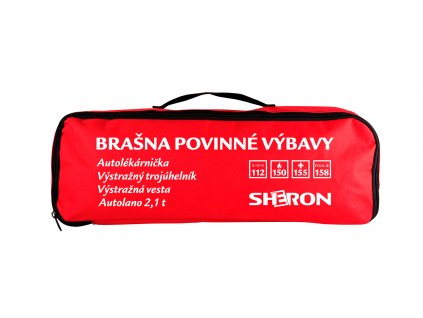 SHERON Brašna povinné výbavy červená /CZ