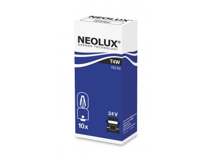 NEOLUX Žárovka pomocná T4W 24V N249-ks