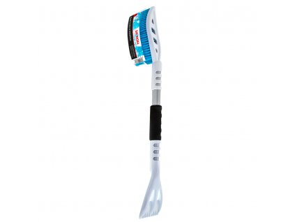 SHERON Škrabka na okno bílo-modrá s pevným smetáčkem