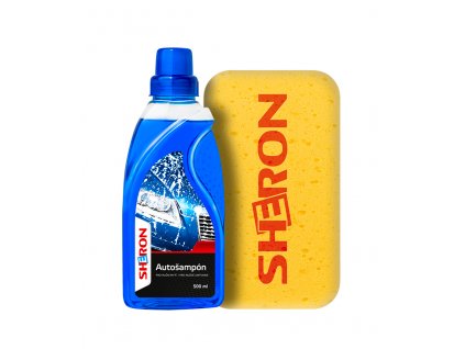 SHERON Autošampon 500 ml + houba