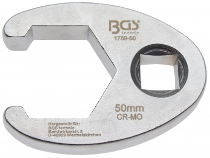 BGS 1759-50, Plochý otevřený klíč | 20 mm (3/4") | 50 mm
