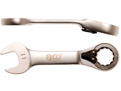 BGS 30711, Ráčnový očkoplochý klíč | krátký | přepínatelný | 11 mm