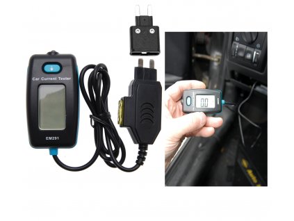 BGS 63520, Digitální ampérmetr pro měření v pojistkové skříni automobilu