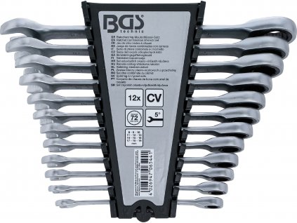 BGS 6544, Sada ráčnových očkoplochých klíčů | 8 - 19 mm | 12dílná