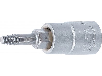 BGS 7098-T15, Nástrčná hlavice pro povolení poškozených šroubů | vnitřní čtyřhran 6,3 mm (1/4") | pro defektní T-profil (pro Torx) T15