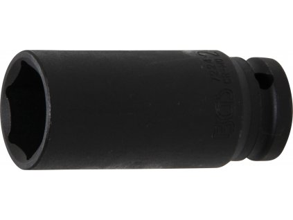 BGS 7224, Silová nástrčná hlavice, šestihranná, prodloužená | 12,5 mm (1/2") | 24 mm