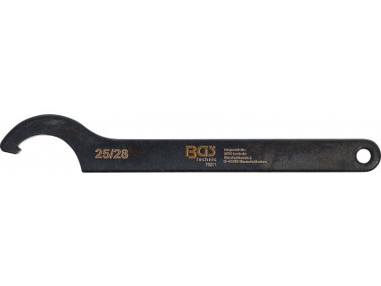 BGS 73211, Hákový klíč s výstupkem | 25 - 28 mm