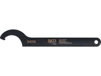 BGS 73213, Hákový klíč s výstupkem | 34 - 36 mm