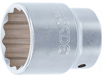 BGS 7438, Nástrčná hlavice dvanáctihranná | 20 mm (3/4") | 38 mm
