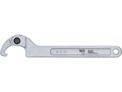 BGS 73227, Kloubový hákový klíč s výstupkem | 15 - 35 mm