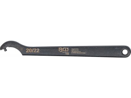 BGS 74209, Hákový klíč s čepem | 20 - 22 mm
