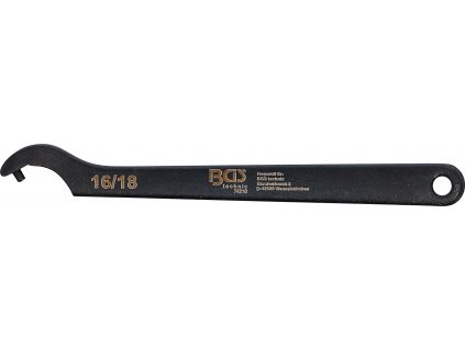 BGS 74210, Hákový klíč s čepem | 16 - 18 mm