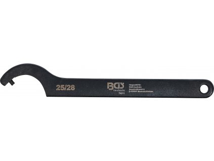 BGS 74211, Hákový klíč s čepem | 25 - 28 mm