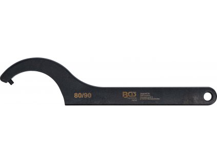 BGS 74219, Hákový klíč s čepem | 80 - 90 mm