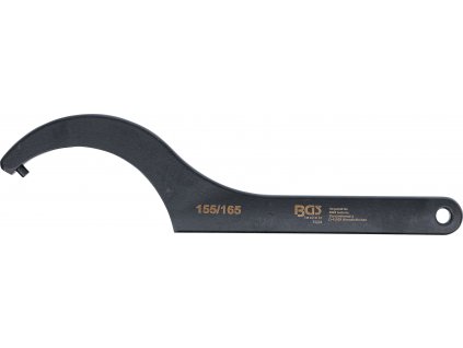 BGS 74224, Hákový klíč s čepem | 155 - 165 mm