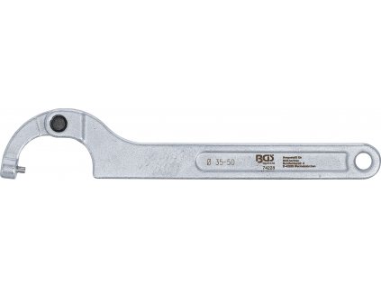 BGS 74228, Kloubový hákový klíč s čepem | 35 - 50 mm