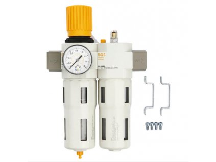 Redukční ventil tlaku s odlučovačem 1" a olejničkou RQS MIDI, 05-00-91