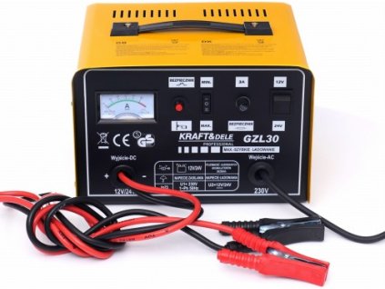 Kraft&Dele KD1923, Mikroprocesorový usměrňovač | 12/24 V, 4/8 A, 90-250 Ah