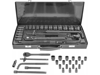 Vorfal V08126, Gola sada úderných hlavic 1/2", šestihran, 24 ks