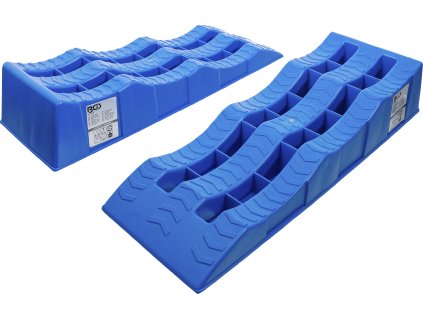 BGS 74402, Sada nájezdových ramp | plast | se 3 výškami nájezdu | 2dílná