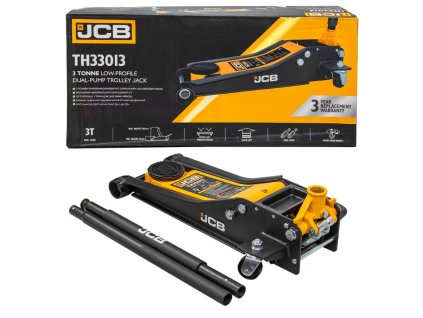 POUŽITO - JCB TH33013, Nízkoprofilový hydraulický zvedák (hever) s pojezdem, 3t