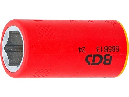 BGS 35873, VDE nástrčná hlavice šestihranná | 10 mm (3/8") | 13 mm