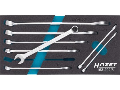 HAZET 163-292/8, Sada očkoplochých klíčů | vnější dvojitý šestihran trakční profil