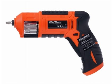 Kraft&Dele KD1574, Šroubovák AKU 1300mAh LED + bity | Lithium-ion baterie, LED osvětlení