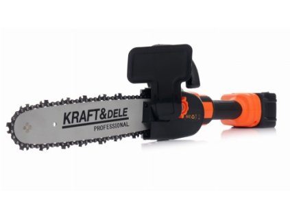 Kraft&Dele KD10624, Akumulátorová úhlová bruska/pila 20V | 2x 3,0 Ah baterie, 400 mm vodicí lišta, bezkartáčový motor