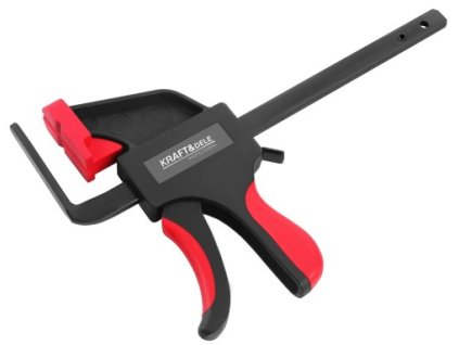 Kraft&Dele KD11779, Svorka 70x300mm pro montážní vodítka | ocel, ergonomická rukojeť