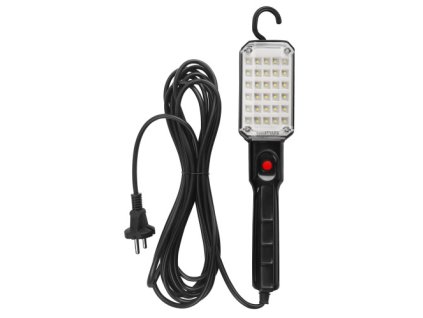 Kraft&Dele KD3493, Dílenské svítidlo LED | 15W, 30 LED, 5m kabel, háček a magnet