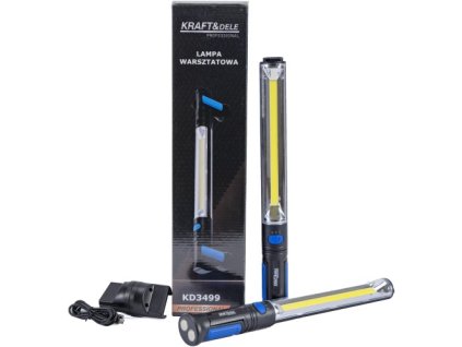 Kraft&Dele KD3499, Dvojitá pracovní LED svítilna s USB-C, 1000 lm, 6500 K, magnetický držák