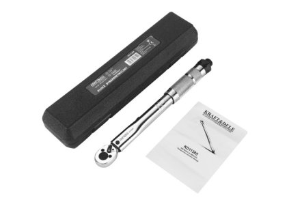 Kraft&Dele KD11385, Momentový klíč 1/4" 5-25 Nm s ocelovou konstrukcí a kufříkem