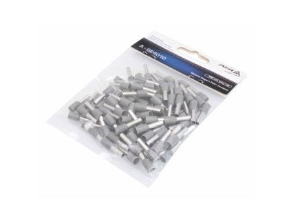 insulated cord terminal e4010 grey 100 pcs