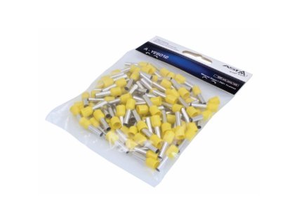 insulated cord terminal e6012 yellow 100 pcs