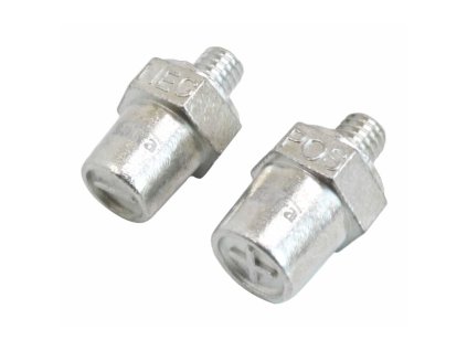 2 pcs zinc battery terminal set