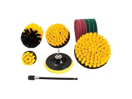 12pcs electric drill brush scrub pads grout power