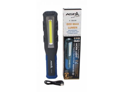 lampa akumulatorowa led cob 800lm z magnesem