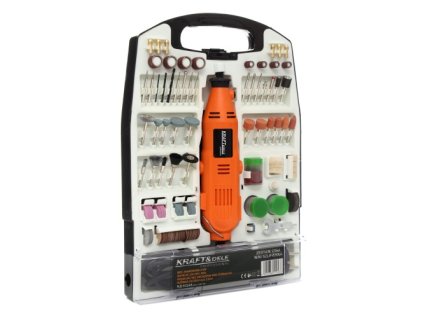 ROZBALENO - KD10245, Mini bruska 270W – 235dílná sada