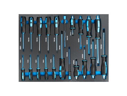 MB-TCI-104, Vložka do dílenského vozíku 3/3: sada šroubováků