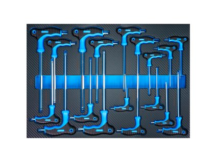 MB-TCI-605, Vložka do dílenského vozíku 3/3 | sada Torx a imbus klíčů s T-rukojetí