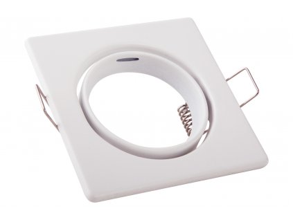 Čtvercový rámeček (pouzdro) bílý pro zápustná LED svítidla