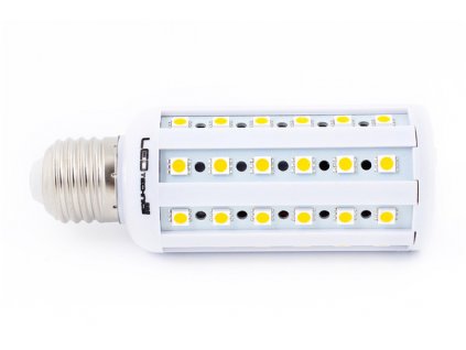 LED žárovka corn E27 bílá teplá 54 SMD 5050H
